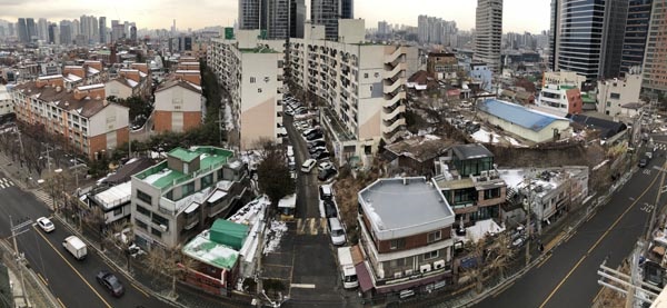 서울 용산구 동자동 후암특별계획구역 1구역 1획지 일대 모습.