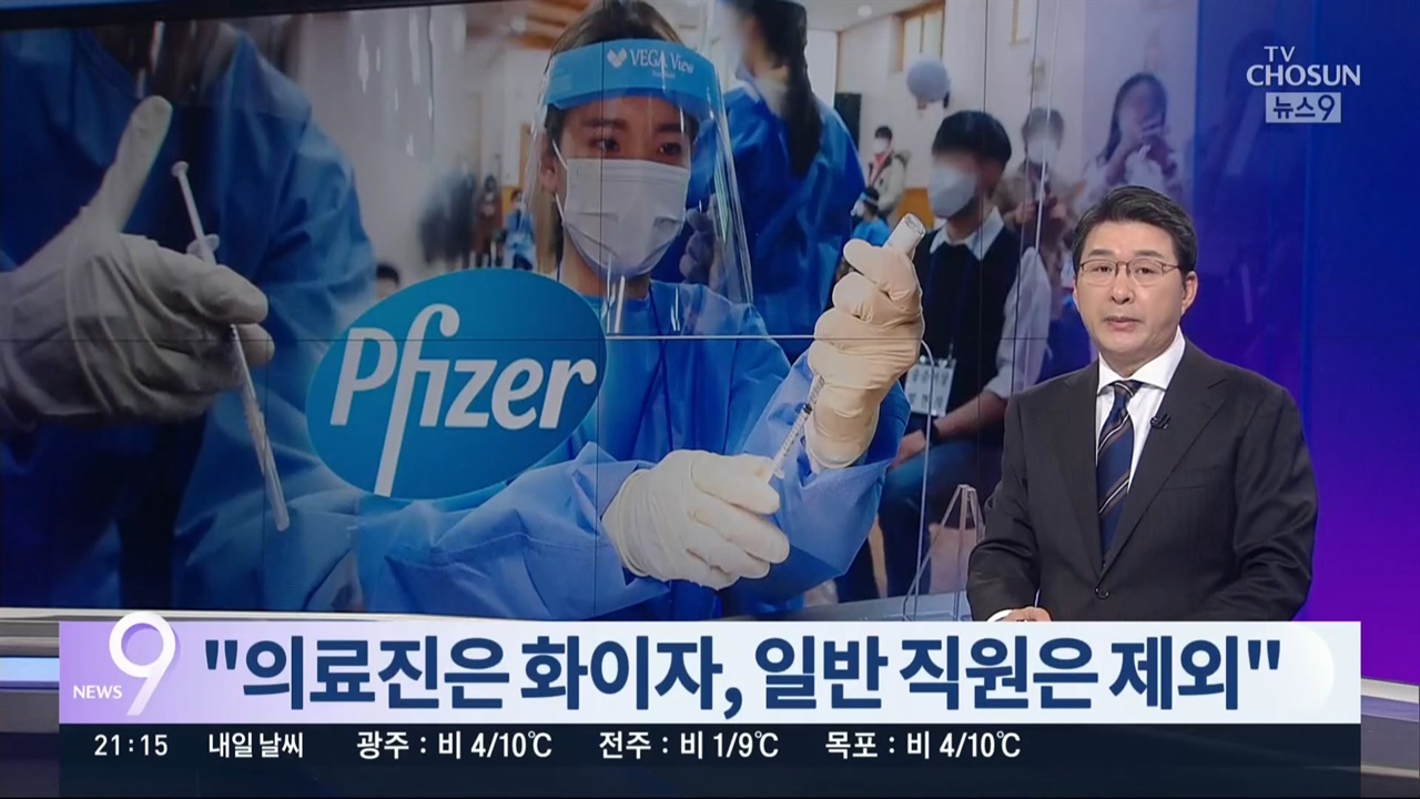 아스트라제네카 백신 불안감 키운 TV조선 <뉴스9>(2/24)