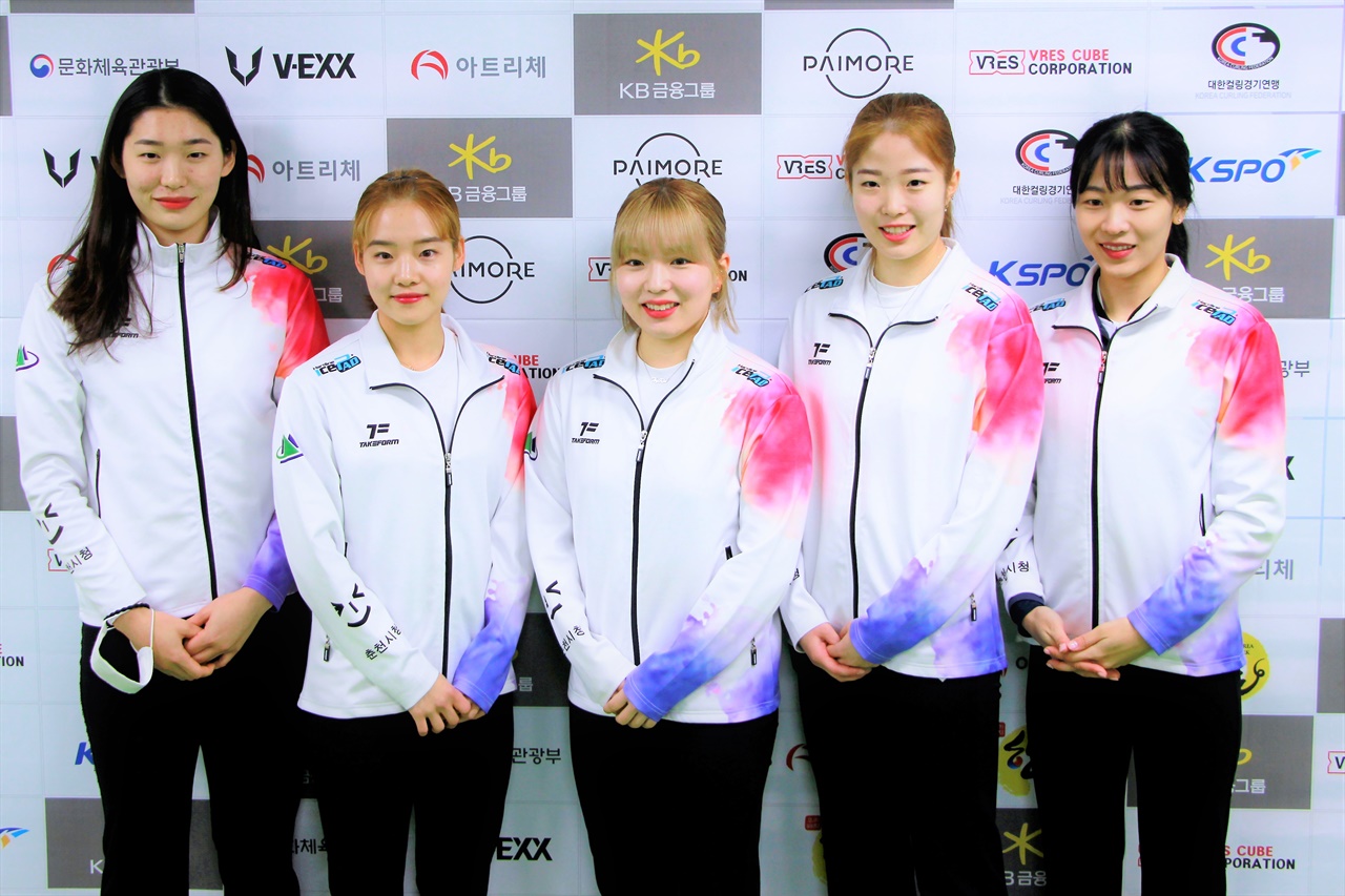  4월 14일부터 두 번의 국제대회에 출전하는 춘천시청 '팀 민지' 선수들.
