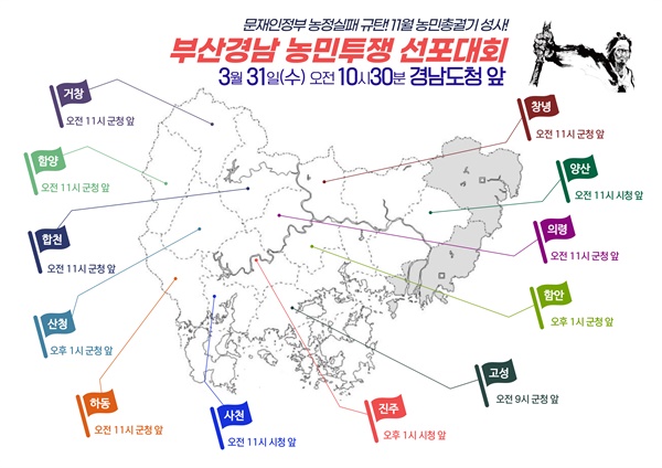  문재인정부 농정 실패 규탄, 11월 10만 농민 총궐기 성사, 투쟁 선포