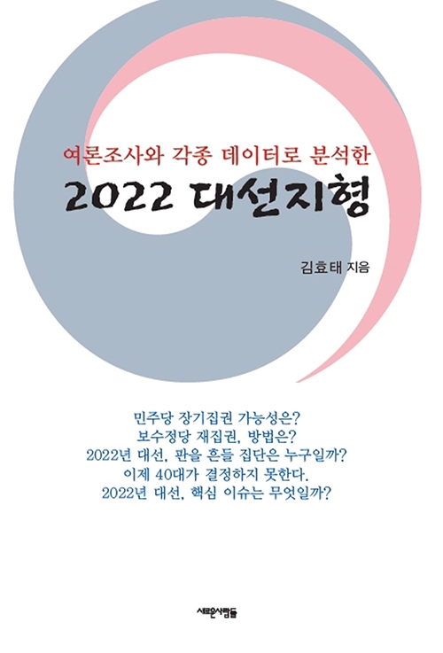 2022 대선지형 - 여론조사와 각종 데이터로 분석한, 김효태(지은이)
