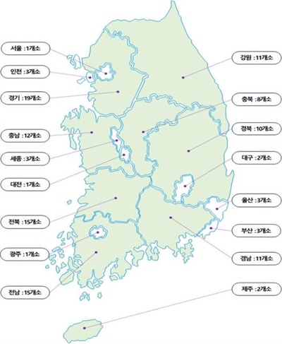 불법투기 폐기물 발생 우려지역 순찰 지역 현황