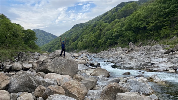 엄천강 산책 