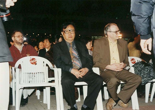  1997년 2회 부산국제영화제에 참석한 생전의 김기영 감독