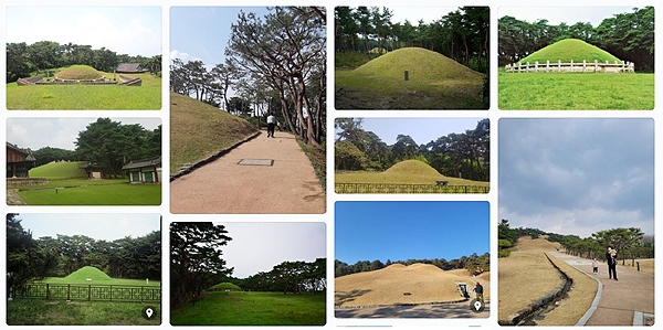 포털 사이트에서 조선왕릉을 이미지 검색하면 나오는 사진들. 
