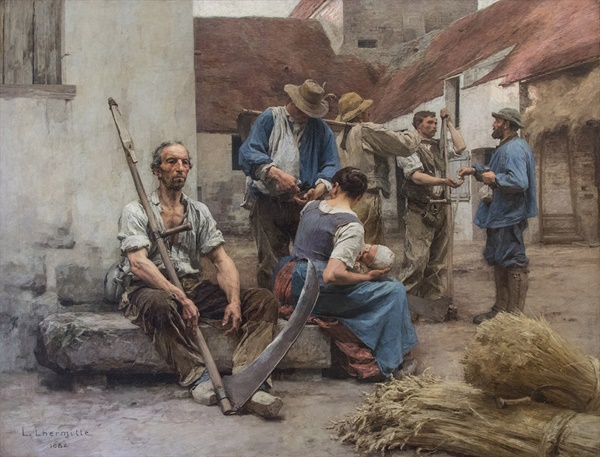 레옹 리르미트, <너무 짜!>,1882년,캔버스에 유채, 215X272cm, 오르세 미술관(파리) 