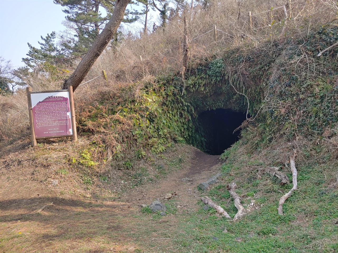 월야봉 진지 동굴