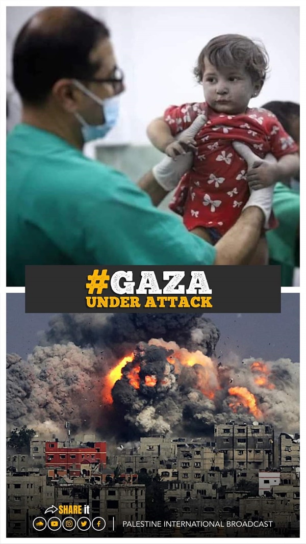  가자지구 공습을 제대로 알리기 위한 헤쉬태그. #GAZAunderATTACK 게시물