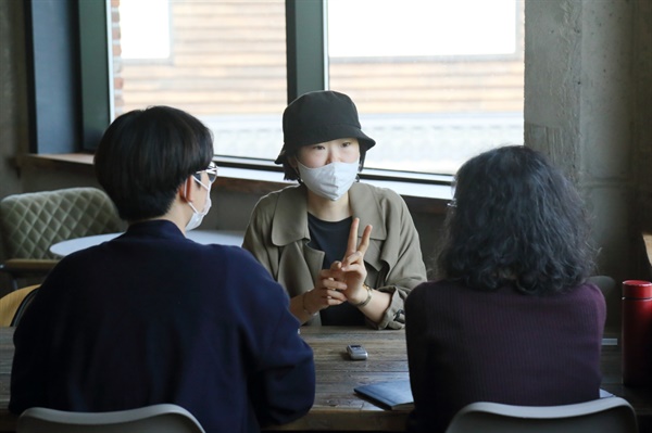  전남 구례군의 한 카페에서 만난 문현경 대표