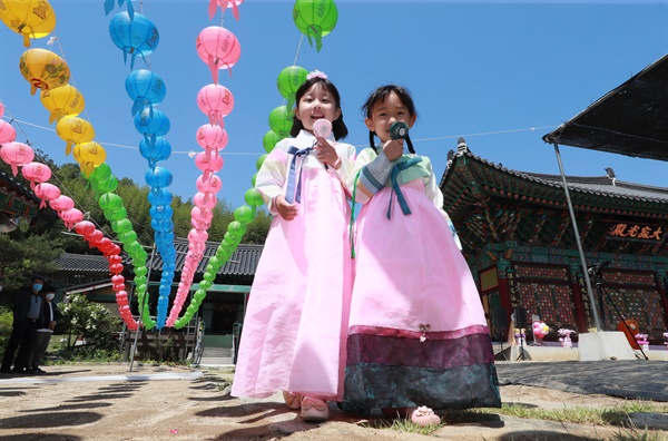  함양 금선사 봉축행사.