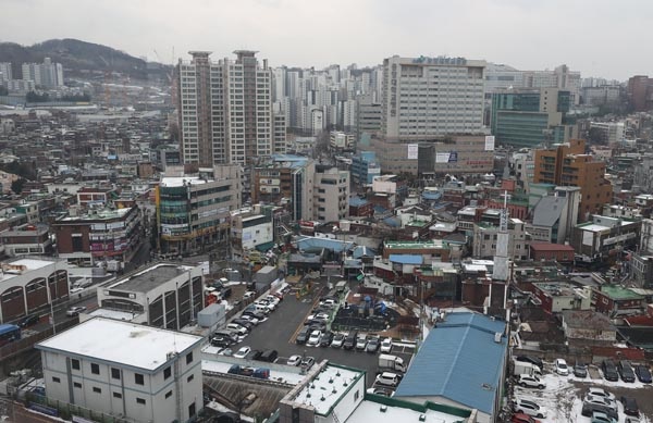   공공재개발 후보지인 서울 흑석2구역 모습.