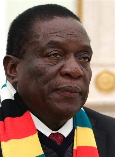 에머슨 음난가그와(Emmerson Mnangagwa) 짐바브웨 대통령. 사진 출처 wikimedia- www.kremlin.ru