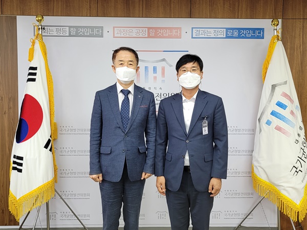 변광용 거제시장은 23일 정부서울청사를 찾아 김사열 국가균형발전위원장을 만났다.