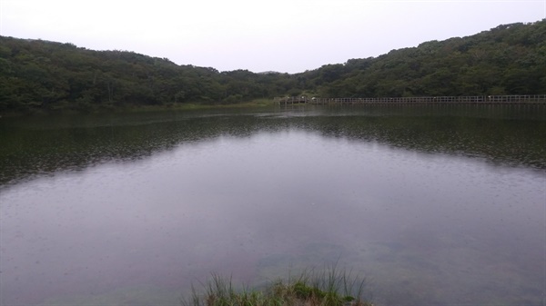 사라오름 화구호 백록담을 제외하고 한라산에서 가장 높은 해발 1324m에 위치한 호수로 오름분화구에 물을 담고 있는 9개 오름 가운데 하나다.