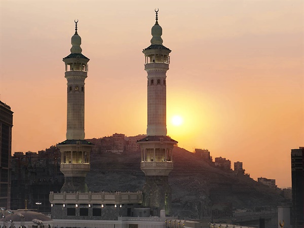 이슬람 성지 메카 전경 
