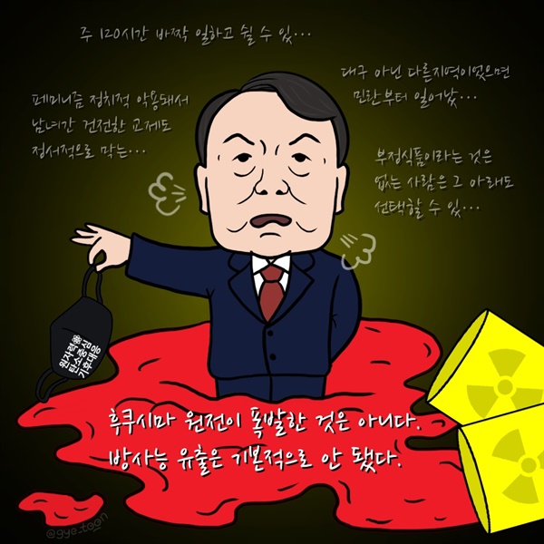 후쿠시마 핵발전소 사고는 국제 원자력 사건 등급(INES)에서 '광범위한 지역으로 방사능 피해를 주는 대규모 방사성 물질 방출 사고'로, 가장 심각한 7등급 ‘대형사고(Major Accident)’에 해당한다. 