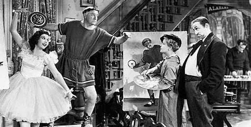 주인공 반더호프의 가족들. 영화 <우리들의 낙원> (1938)