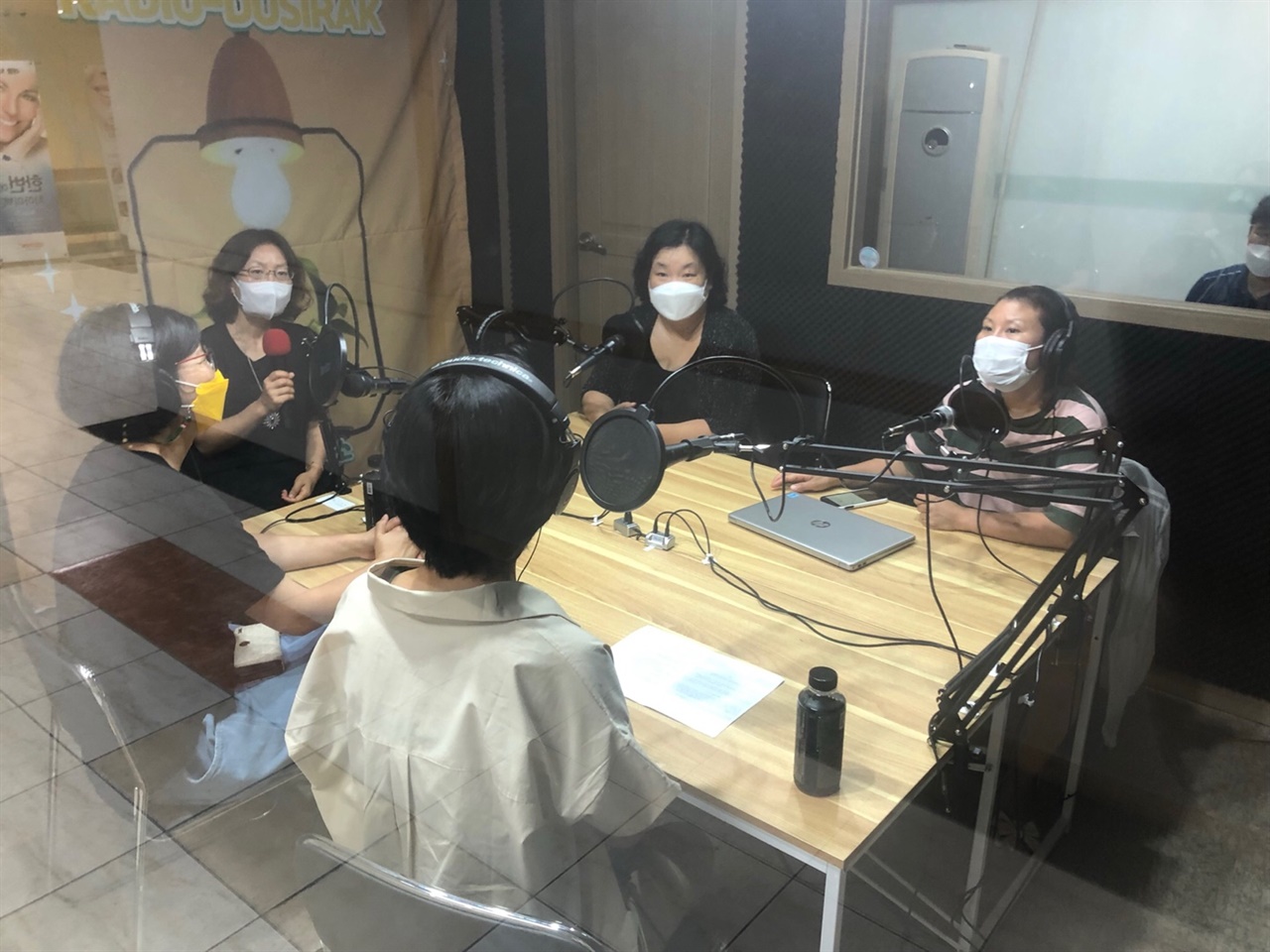 김해FM 유투브 '왓수다' 녹화 현장 