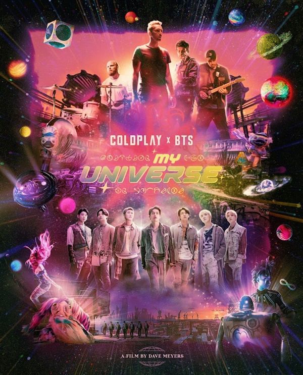  'My Universe(콜드플레이,방탄소년단)'의 뮤직비디오 공개에 앞서 게시된 포스터