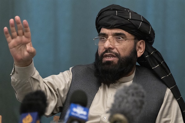 아프가니스탄 이슬람 에미리트(아프가니스탄 탈레반 과도정부)가 새 유엔 대사로 임명한 수하일 샤힌.