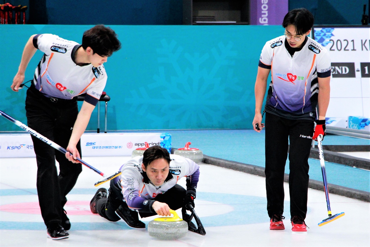  경북체육회 선수들의 모습.