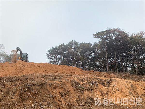 개발로 사라진 처인구 원삼면 탄소저장고