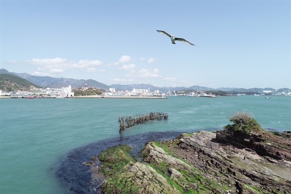  사천은 리아스식 해안이 발달한 가운데 지역 곳곳에 화석산지가 널려 있다.