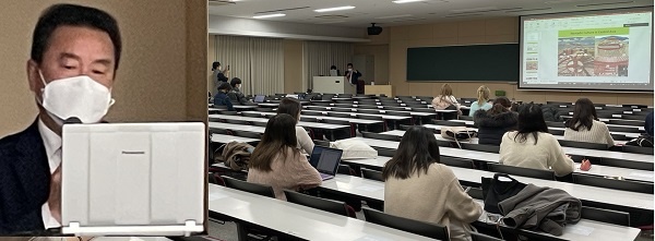          ’세계와 일본 민속’ 강연에서 교토한국교육원 이용훈 원장님께서 키르기스탄을 중심으로 중앙아시아의 유목문화를 소개해주셨습니다. ？