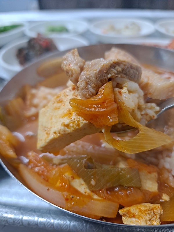 김치찌개 한술을 뜨신 쌀밥에 말아 먹어보니 입맛이 되살아난다. 