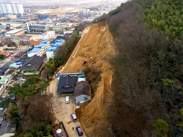  구례 봉성산 훼손.