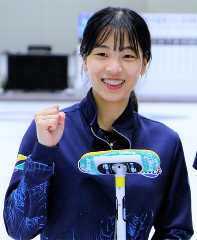  MBC 베이징 동계올림픽 컬링 해설위원으로 발탁된 김민지 선수.