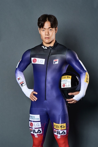  스켈레톤 대표팀으로 베이징 올림픽에 나서는 정승기 선수.