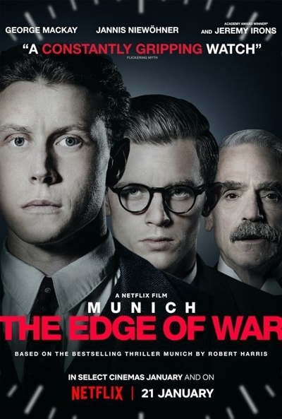  넷플릭스 오리지널 영화 <뮌헨: 전쟁의 문턱에서> 포스터.