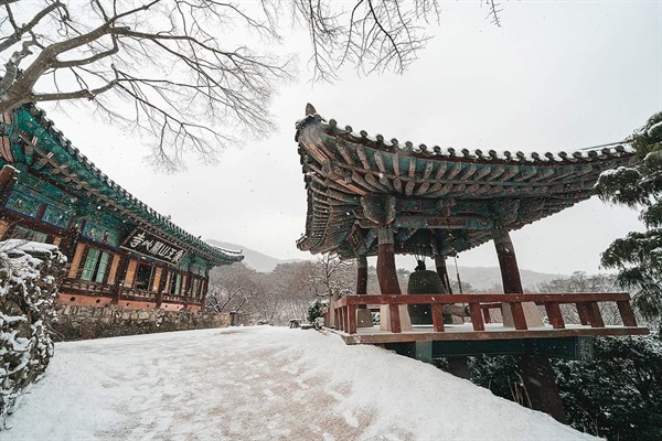  개심사는 겨울 모습뿐만 아니라, 봄에는 겹벚꽃과 여름 배롱나무꽃, 가을 단풍과 국화꽃 등 4계절 아름다운 모습으로,  서산이 자랑하는 9경 중 제4경으로 선정돼 있다.