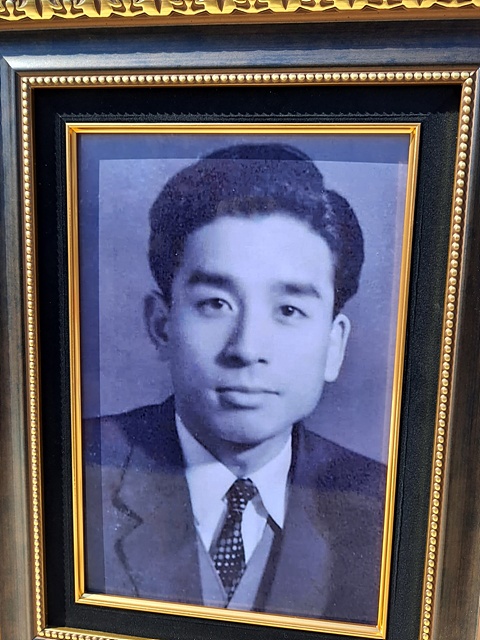 62년전 3월 9일 괴한으로부터 테러를 당해 사망한 김용호 열사 모습 