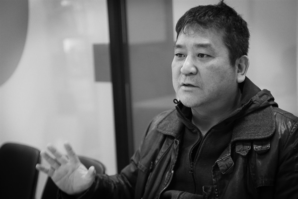  오는 4월 초 열리는 한국영화인총연합 회장 선거에 도전하는 양윤호 감독.