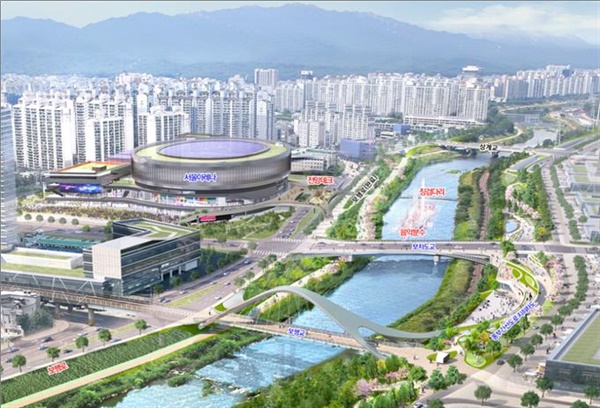 2025년 10월 서울시 도봉구 창동에 설립 예정인 ‘서울아레나’의 조감도