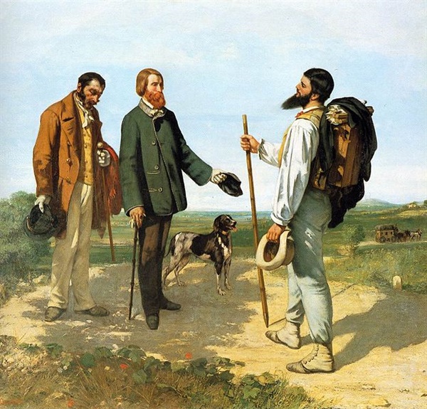 The Meeting (Bonjour, Monsieur Courbet), 1854