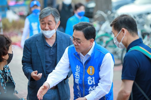 더불어민주당 허성무 창원시장선거 후보.