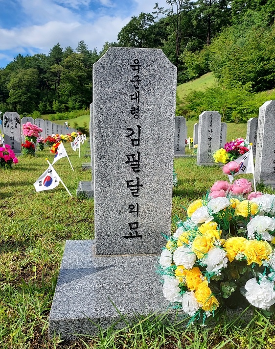 6.25전쟁과 베트남전쟁에 모두 참전한 고 김필달 대령이 국립대전현충원 장병 4묘역에 안장되어 있다. 