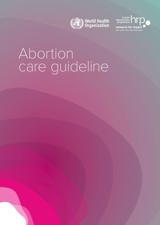 세계보건기구에서 2022년 3월 8일에 새롭게 발표한 임신중지 가이드라인. 
각국에 임신중지의 '완전한 비범죄화'를 권고하는 가이드가 포함되어 있다