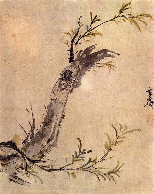 심사정, 18세기, 종이에 담채, 28 x 22.2 cm, 간송미술관 소장