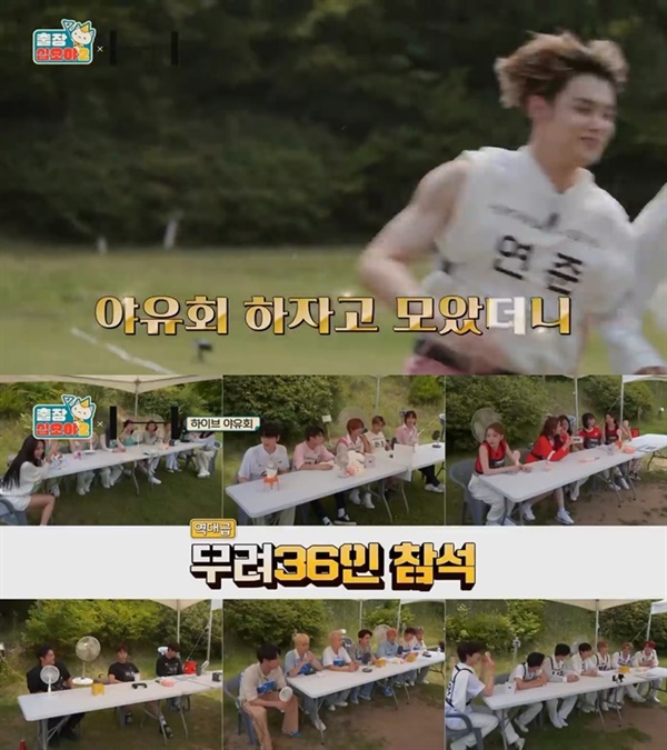  지난 15일 유튜브를 통해 공개된 tvN '출장 십오야2' 하이브 편의 한 장면.