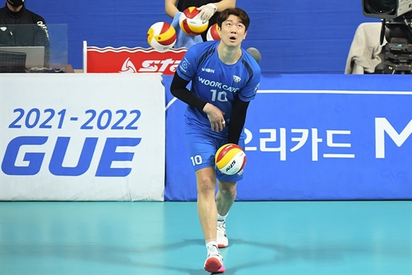  2022 발리볼챌린저컵에 출전하는 한국 남자대표팀 레프트 나경복 