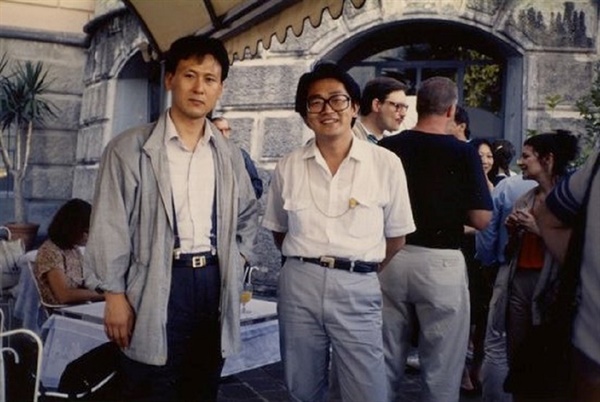  배용균 감독(왼쪽)과 박광수 감독