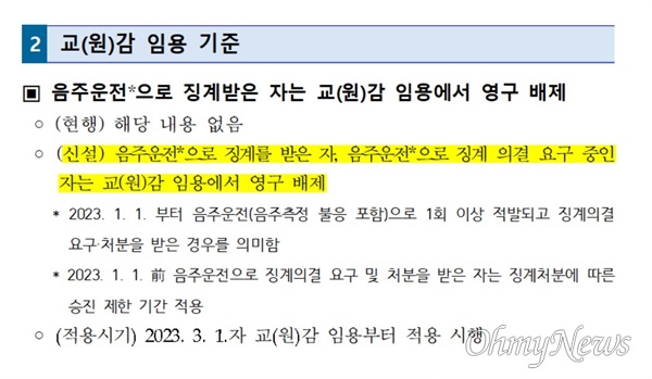 서울시교육청이 지난 29일 이 지역 학교에 보낸 문서.  