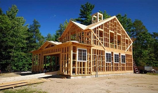 2019년 미국에서 지어진 주택의 90%가 목재 골조다.