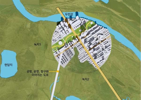 박정연 소장은 두만강 하구 의료 도시로 현담지 인근 배산임수 지형을 손 꼽았다.