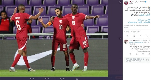 카타르  알 하이도스 등번호 10번이자 공격형 미드필더 알 하이도스는 최근 A매치 100경기를 넘어섰다. 