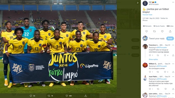 에콰도르 축구 대표팀 신예들의 등장으로 한층 젊어진 에콰도르가 16년 만에 월드컵 16강 진출에 도전한다. 